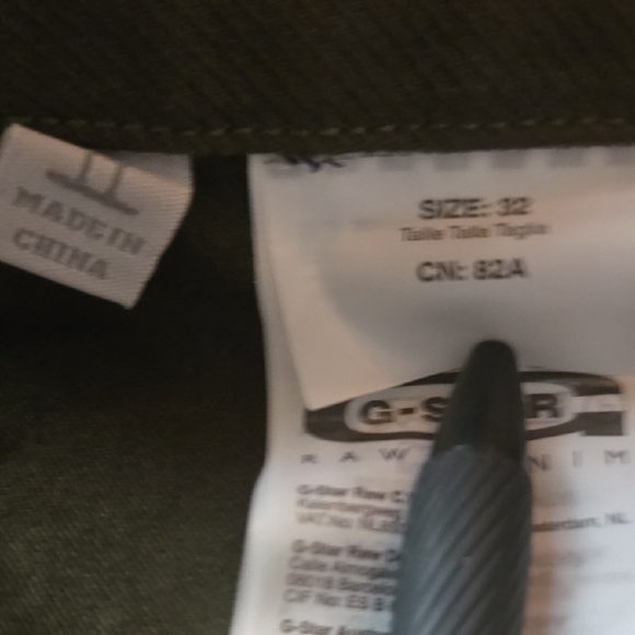 G-Star Raw Olive Cargo Capris #813 - Picture 9 of 13